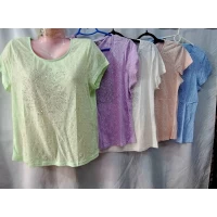Футболка женская размеры 44-48 микс, 44224