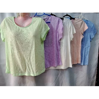 Футболка женская размеры 44-48 микс, 44224