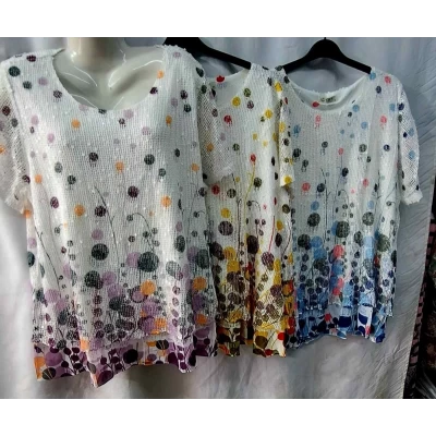 Футболка женская размеры 58-60 микс, 44223