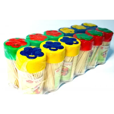 Зубочистки деревянные бантик 150 шт (в уп. 12 шт.)