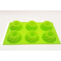 Силиконовая форма для выпечки виток из 6 шт. (28 × 18 см.)