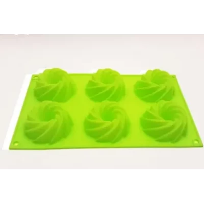 Силиконовая форма для выпечки виток из 6 шт. (28 × 18 см.)