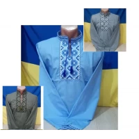 Вишиванки чоловічі. Розміри S-3XL. Тканина поплін