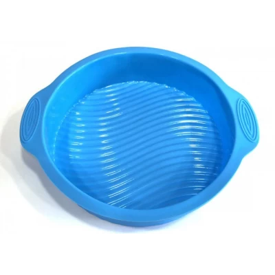 Силиконовая форма для выпечки универсальная с ручками 28 см.