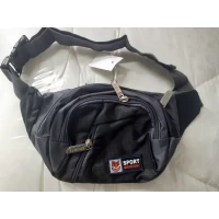 Сумка на пояс мужская на молнии