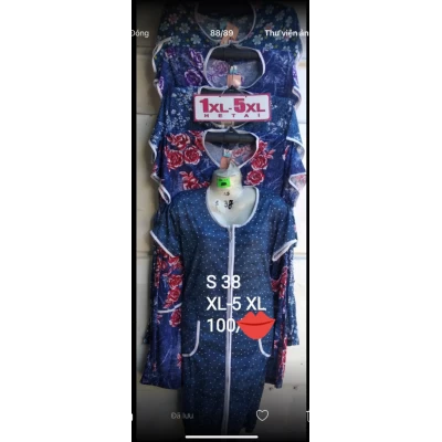 Халат женский, Трикотаж (Размер: XL-5XL)