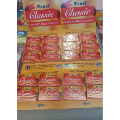 Лезвия для бритвы «Суперсталь» (100 штук, сталь) Рапира