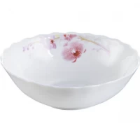 Салатник стеклокерамика 7" (18см) "Розовая орхидея"