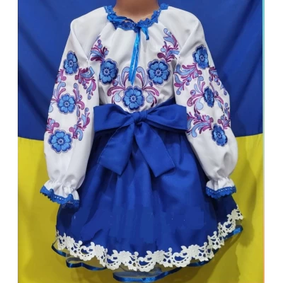 Сорочка-вишиванка та спідничка. Розміри 2 4 6 8 10 років