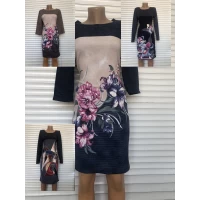 Платье Кокетка молодежка. Раз.ряд : 46-56