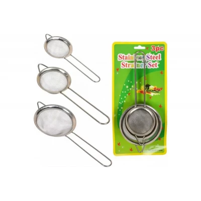 Набор ситечек металл 3 штуки d-7,d-8 см, d -10 см (1293)
