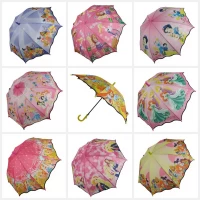 Детский зонтик трость "Принцессы "полуавтомат на 5-9 лет, Венгрия (007)