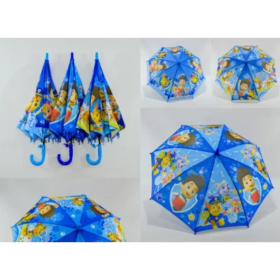 Зонтик-трость детский "щенячий патруль" на 4-8 лет, PL-2 Полуавтомат