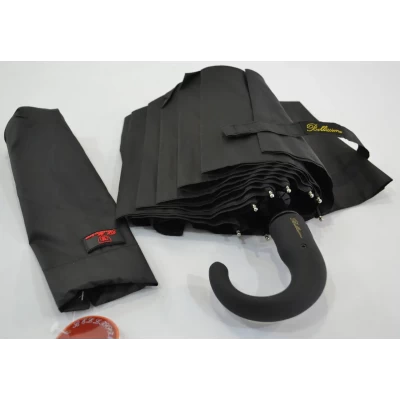 Зонтик мужской полуавтомат на 10 карбоновых спиц "антиветер", 402B, Венгрия