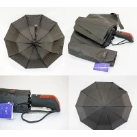 Зонтик мужской полуавтомат на 10 карбоновых спиц "антиветер", 451 Венгрия