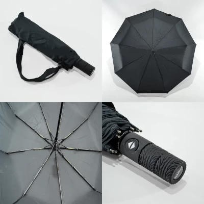 Зонт мужской полный автомат на 9 спиц "антиветер", 9987