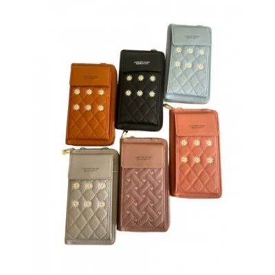 Кошелёк женский для денег и мобильника (01640)