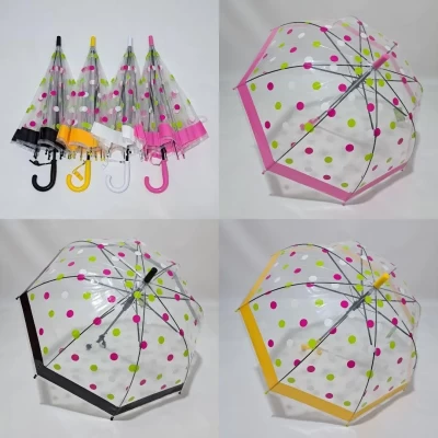Прозрачный детский зонтик на 3-6 лет, 259