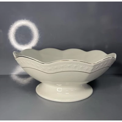 Фруктовница - конфетница "Снежная королева" Фарфор (23см)