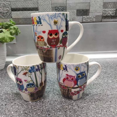 Керамическая чашка (350мл) в ассортименте 