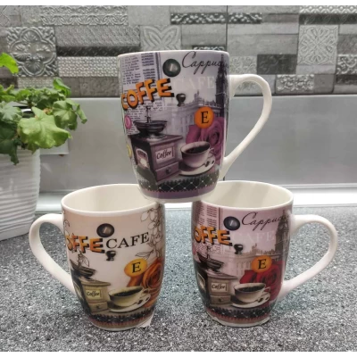 Керамическая чашка (350мл) в ассортименте