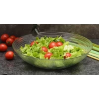 Стеклянный салатик (d30см h6.5см) в подарочной упаковке, Турция