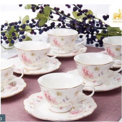 Кофейный сервиз 12 предметов Лаура 6 чашек (120мл)+6 блюдец Кофейный сервиз 12 предметов Лаура 6 чашек (120мл)+6 блюдец