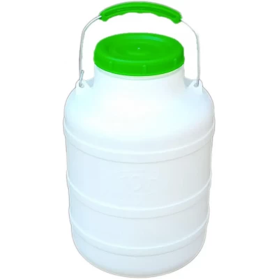 Бочка п/э пищевая 10 л. с ручкой, горловина 104мм. Леміра