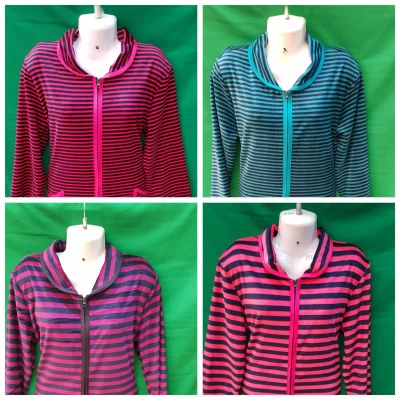 Халат велюровый молодежный с воротником, разм 52 по 62