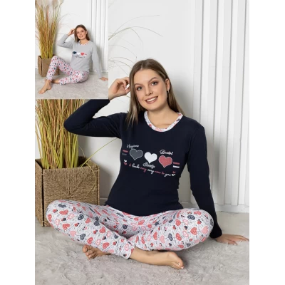 Пижама байковая. Размер S, M,L,XL, 2XL (40-48). Турция