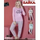 Пижама коттон на байке. Размер S, M,L,XL, 2XL (44-52). Турция. расцветки в ассорт.