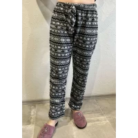 Штаны домашние теплые флисовые. Разм: M-XL (44-52) расцветки в ассорт. Турция