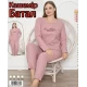 Пижама интерлок-кашемир. Размер XL-4XL (50-56), расцветки в ассорт. Турция