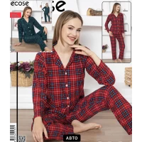 Пижама в английском стиле, мягкая замша (микровелюр) Размер S,M,L,XL (44-52). Турция