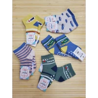 Махровые носочки "Алия" для новорожденный 0-6, 6-12, 12-18 мес, с защитой от скольжения