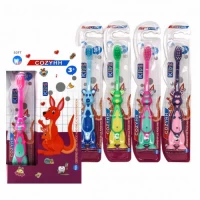 Зубная щетка детская на листе кенгуру, 02727