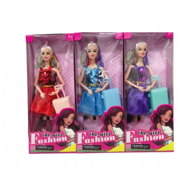 Кукла Барби -Путешественница с аксессуарами "FASHION the girl" (12*33см), 10043