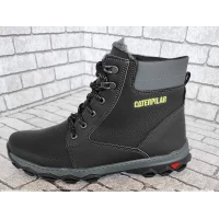 Ботинки мужские на меху Б78, р-р 40-45, шнурок- замок