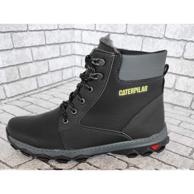 Ботинки мужские на меху Б78, р-р 40-45, шнурок- замок