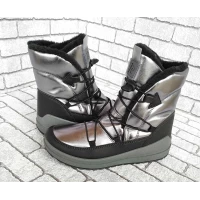 Сапоги женские 461 серебро, р-р 37-42