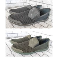 Кроссовки мужские сетка р41-45, М81 (черные, хаки)