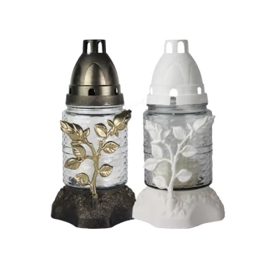 Лампадка стеклянная на 18 часов "РОЗА"