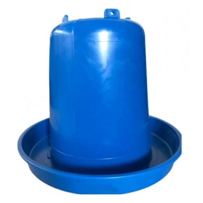 Поилка бункерная для птиц Синяя (6 литров)