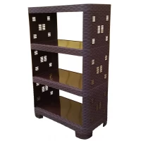 Этажерка пластиковая «Ротанг» на 4 яруса (ПолимерАгро)