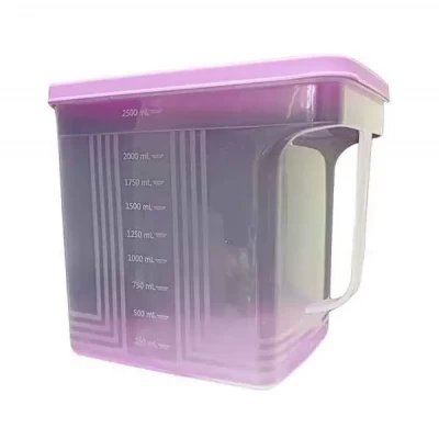 Емкость для сыпучих продуктов 2,5л с мерной шкалой и ручкой