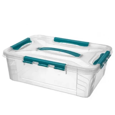 Контейнер с зажимами и ручкой 10л