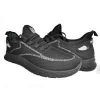 Мокасины мужские К243 черные, р-р 41-45