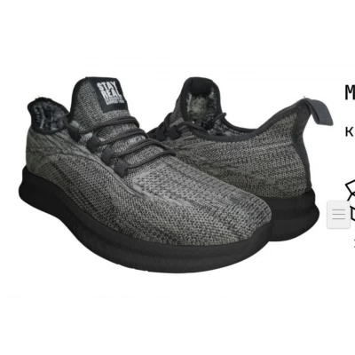 Мокасины мужские К244 черные, р-р 41-45 Мокасины мужские К244 черные, р-р 41-45