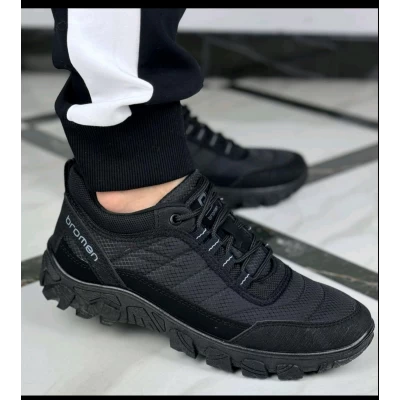 Кроссовки мужские 054 черные, р-р 40-45