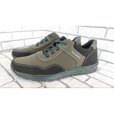 Кроссовки мужские С-423 зелёные, р-р 40-45